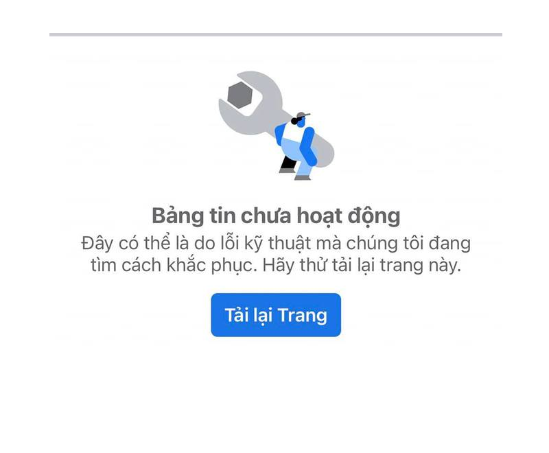 Link 337 - Báo cáo sự cố trang chủ Facebook